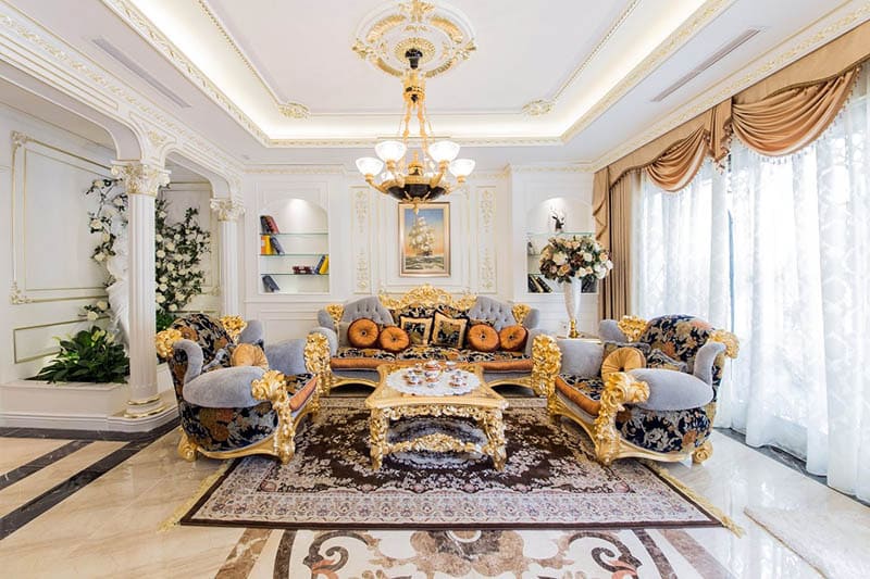 Thi công nội thất phòng khách 1