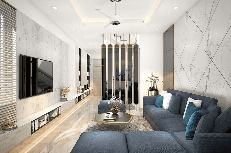 Thi công nội thất phòng khách 11