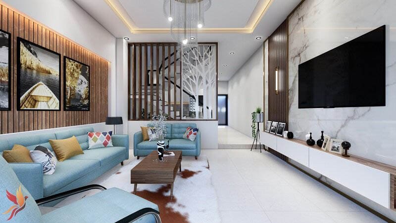 Thi công nội thất phòng khách 12