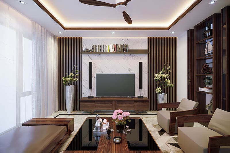 Thi công nội thất phòng khách 13