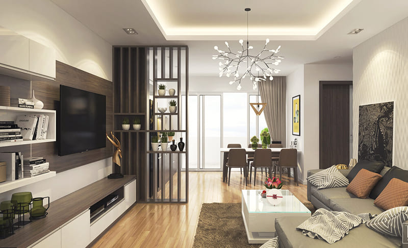 Thi công nội thất phòng khách 3