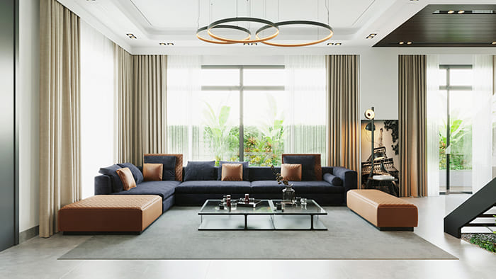 Thiết kế nội thất biệt thự 2