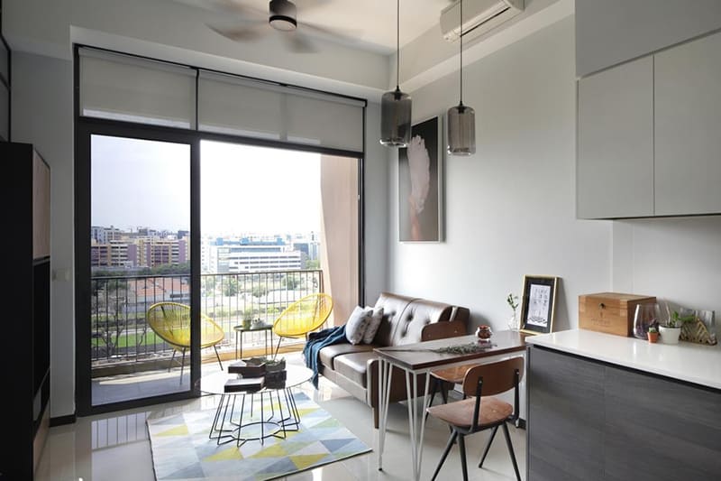 thiết kế phòng khách chung cư 29