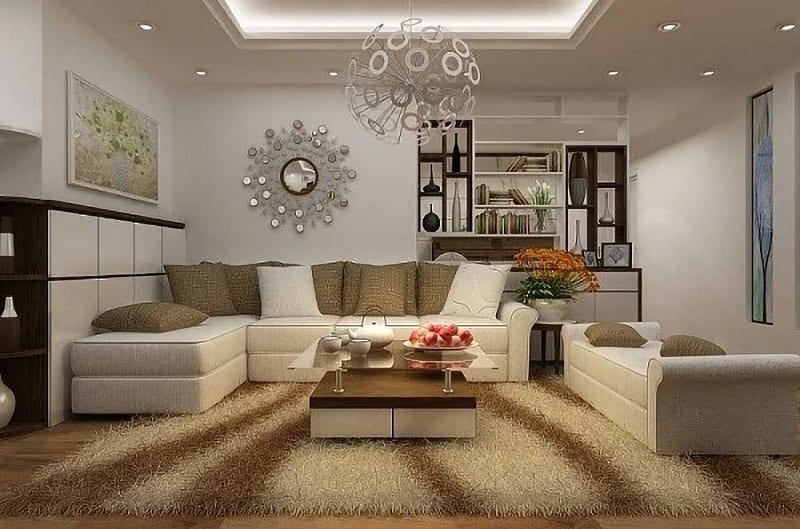 phòng khách nhà cấp 4 12