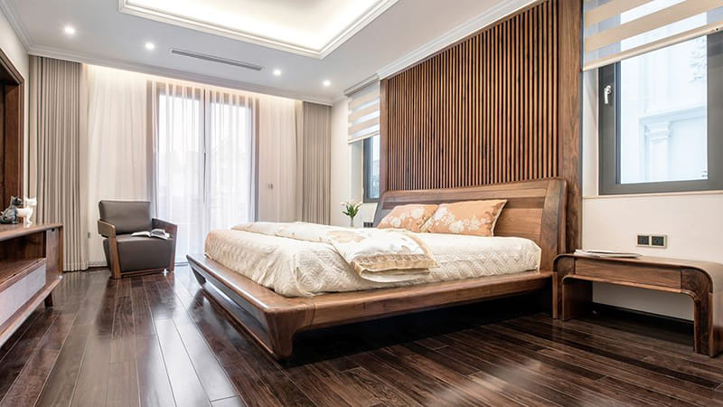 Thiết kế nội thất gỗ óc chó 6