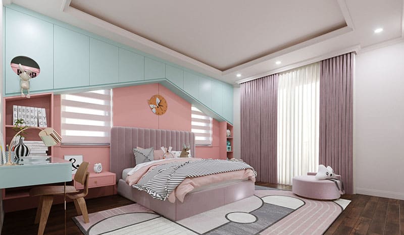 thiết kế phòng ngủ 20m2 4