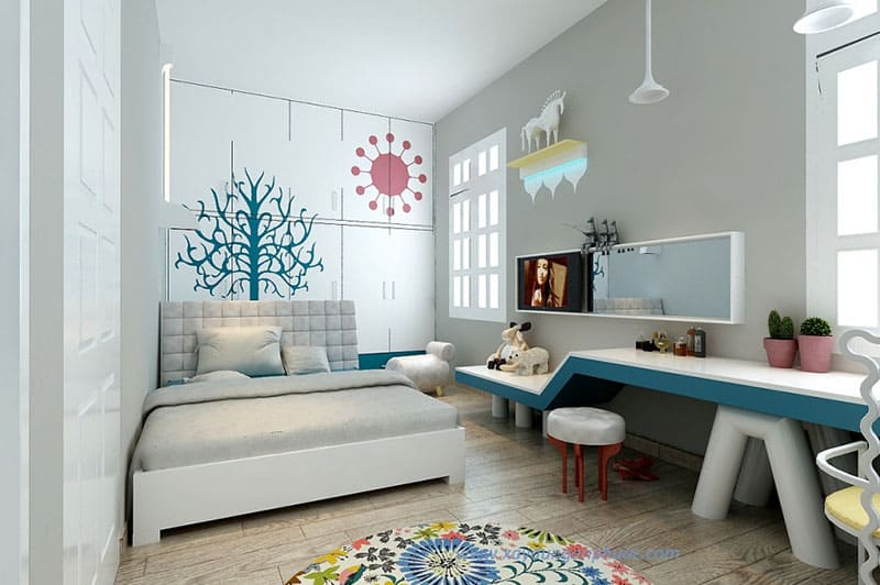 thiết kế phòng ngủ nhỏ 9m2 1