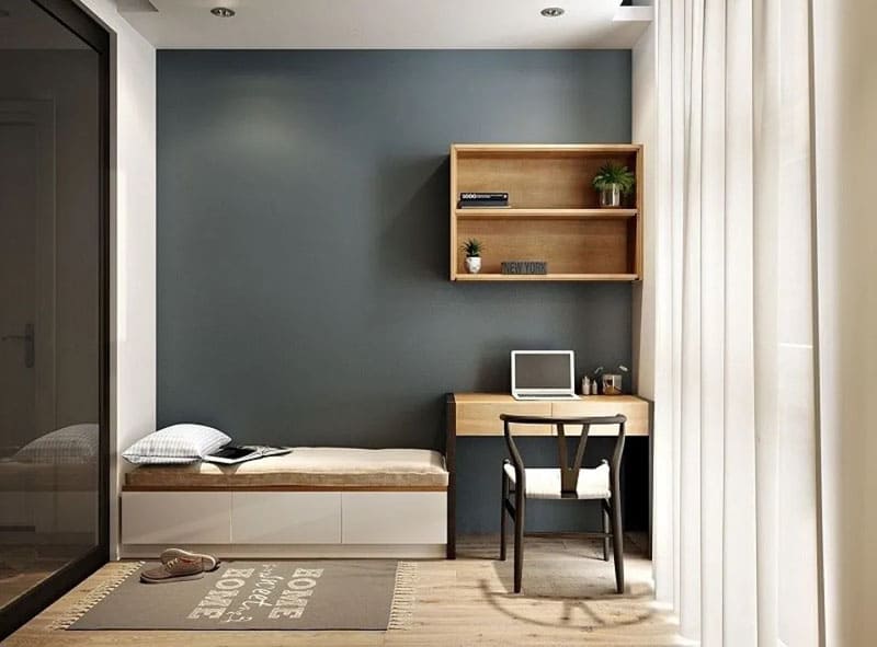 thiết kế phòng ngủ nhỏ 9m2 11