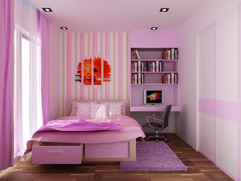 thiết kế phòng ngủ nhỏ 9m2 5