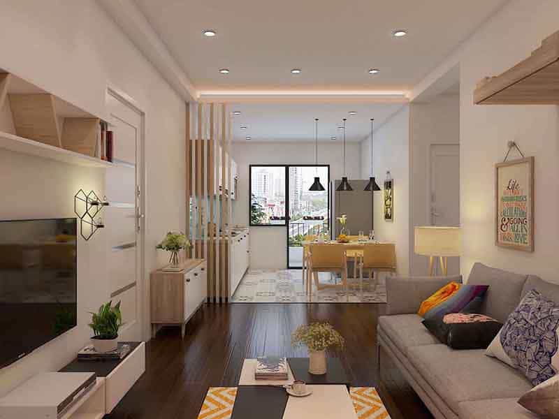 trang trí phòng khách 15m2 1